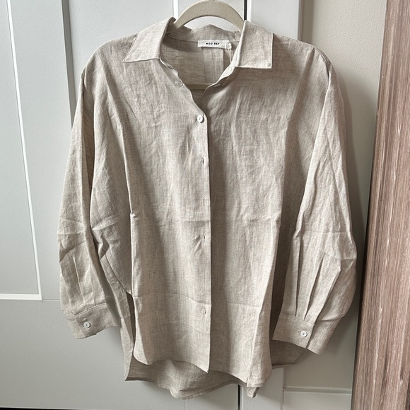 Linen Button Down NWT - Picture 1 of 2